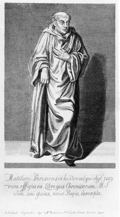 Matthew Paris, 1795 by English School